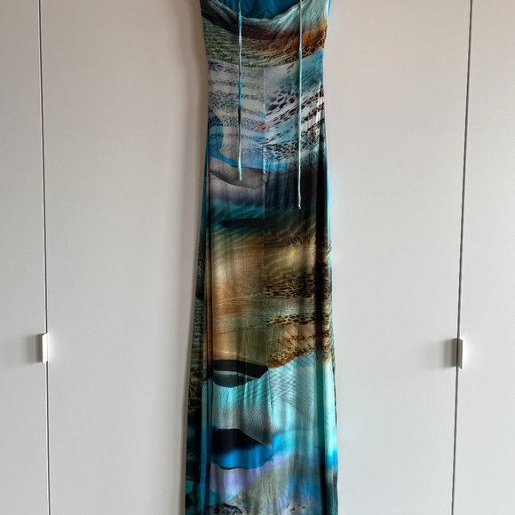 Instant beach scene: swirls of blue in Sky maxi, S - Picture 4 of 5